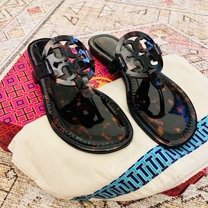 NWT TORY BURCH MILLER TORTOISE SANDALS